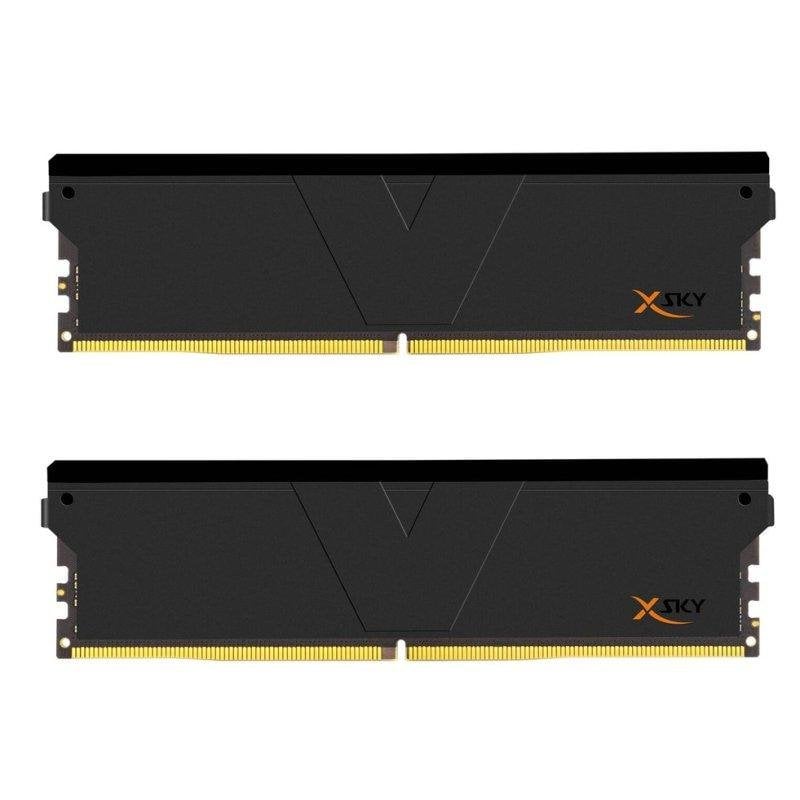 Memória RAM V-Color 32GB 2x16GB DDR5 6000MHz CL30 AMD EXPO Preto com dissipador