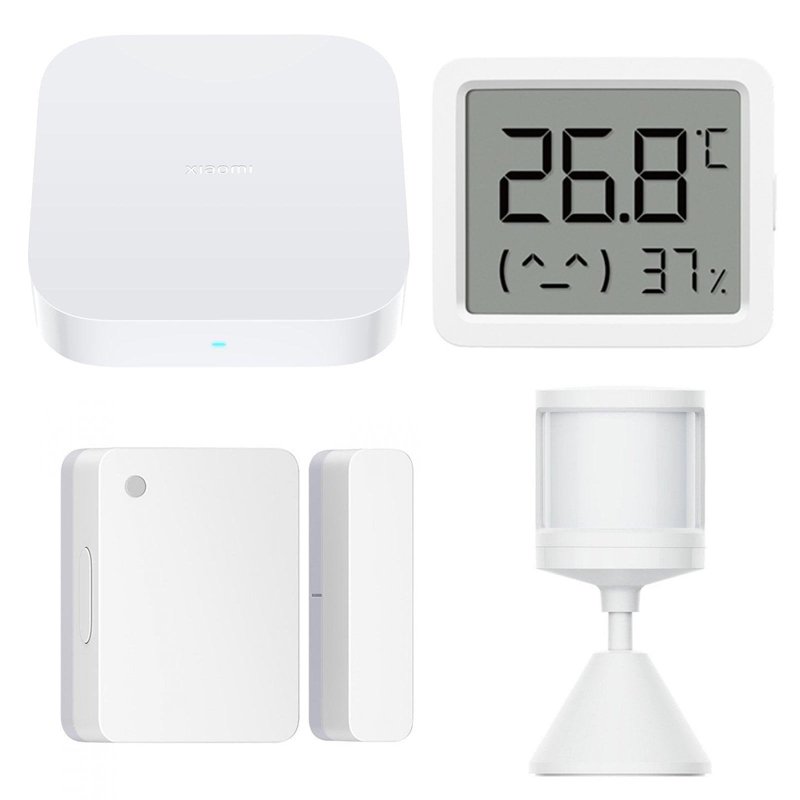 Xiaomi Smart Home Hub 2 + Sensor Temperatura/Humedad + Sensor Puerta/Ventanas + Sensor Movimiento