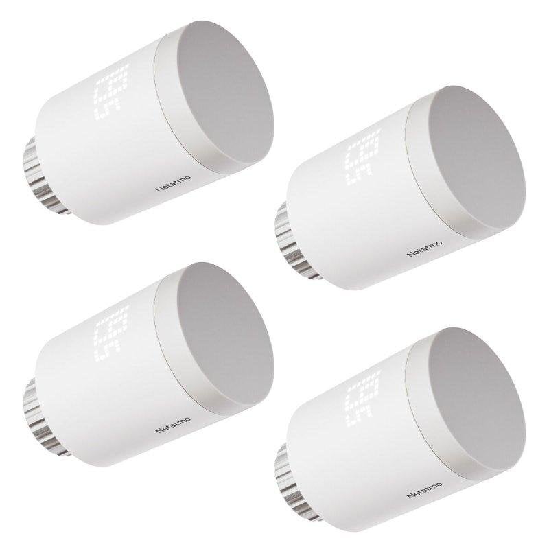 Têtes thermostatiques Netatmo Pack de 4 Sans fil pour chauffage