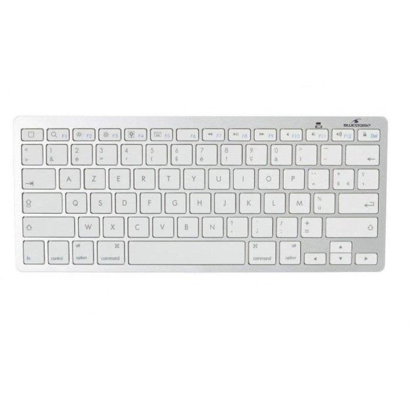 Clavier Bluestork BS-KB-MINI-MAC Bluetooth sans fil Tenkeyless Blanc Français