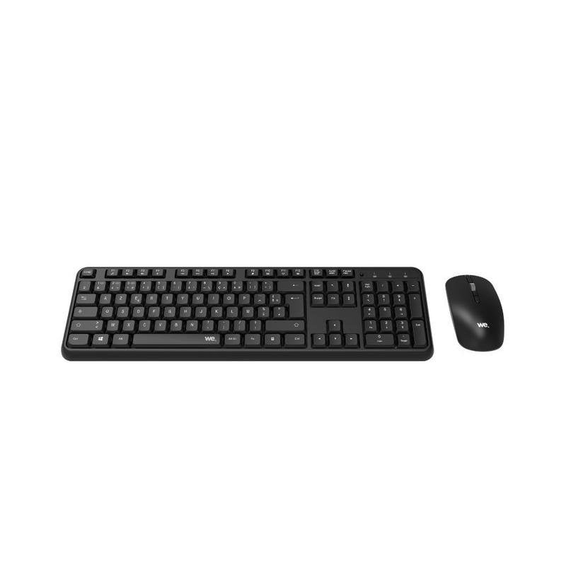 Bundle clavier + WE sans fil connexion 2.4Ghz + BT1 + BT2 touches et clics silencieux jusquà 3600 DPI piles AA - vue 2