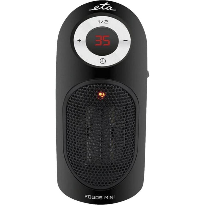 Radiateur ETA Heater ETA162390000 Fogos mini Fan heater Suitable for rooms iki 8 m² Juodas - vue 2
