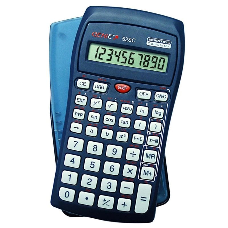 Calculatrice Genie 10 chiffres 74... Fonctionnement sur piles - vue 2