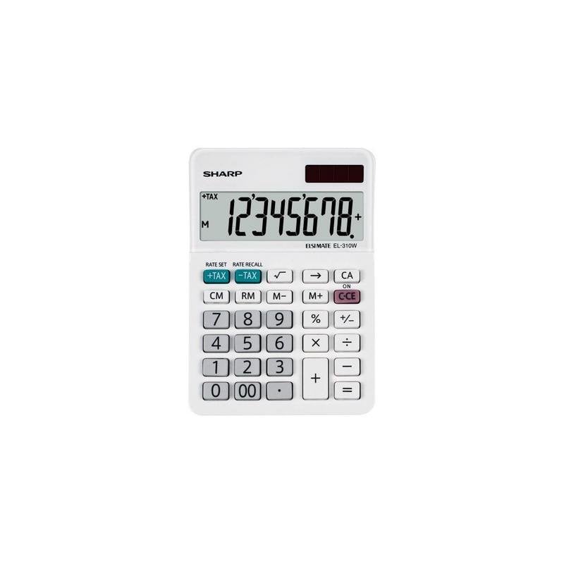 Sharp EL Calculatrice financière de bureau Fonctionnement sur piles Panneau solaire - vue 2