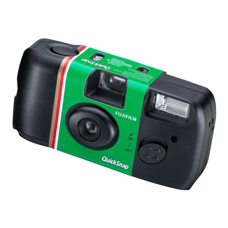 Analoge Kamera Fujifilm QuickSnap Einwegkamera Blitz 27 Aufnahmen