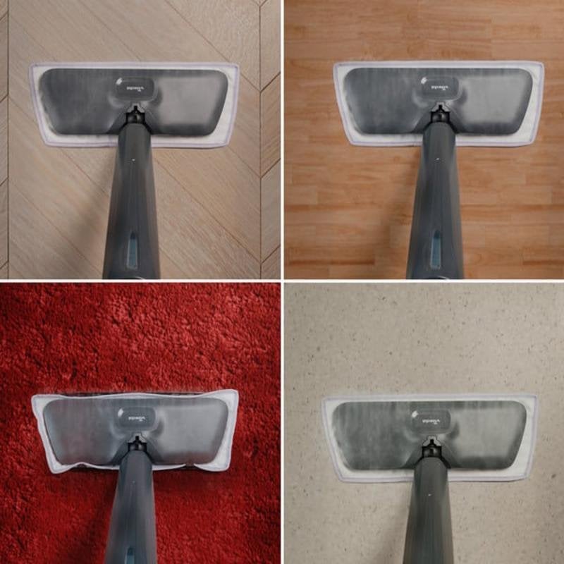 Vileda STEAM PLUS PRO Nettoyeur vapeur 180836 avec fonction de balayage