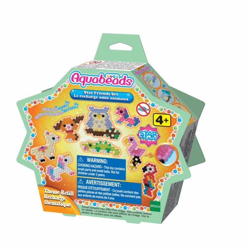 Kit creatif Aquabeads Star Friends Animaux multicolores