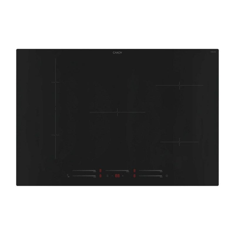 Induktionskochfeld Candy Cook 800 80 cm 5 Zonen Schwarz