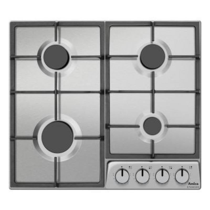 Plaque de cuisson Amica PGD6100ApR 4 feux inox 59 cm