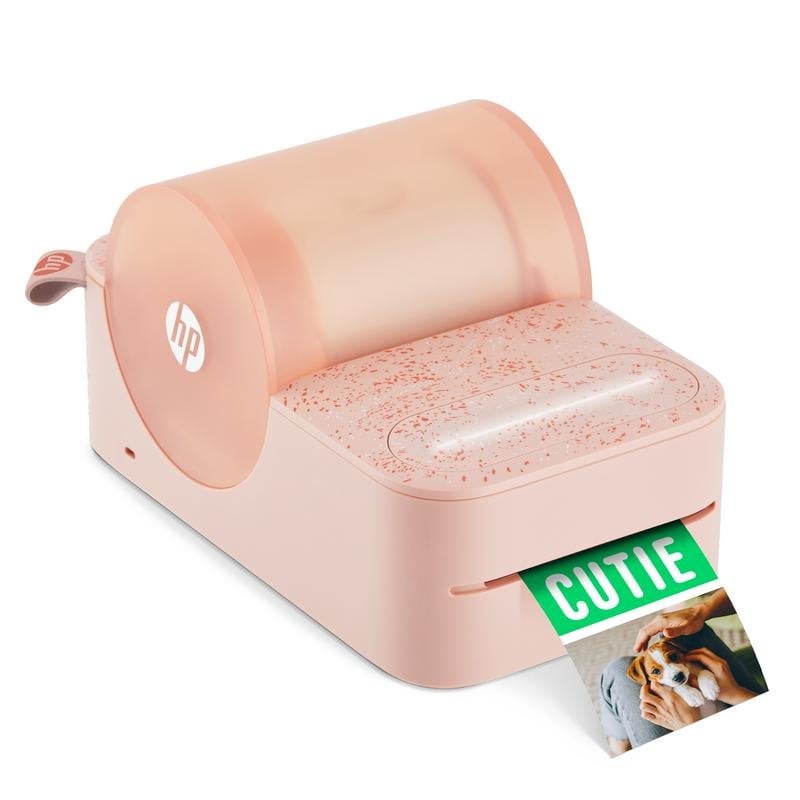 Impressora ZINK Bluetooth HP Sprocket Panorama portátil rosa