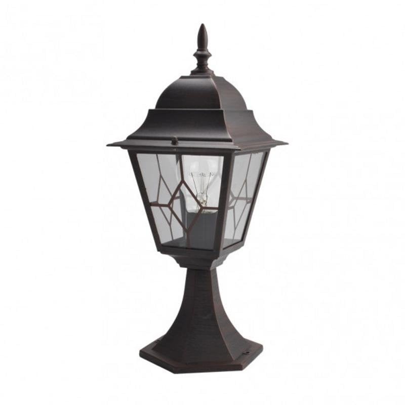 Fabrilamp Borne murale Bootes aluminium verre E27 IP44 - vue 1