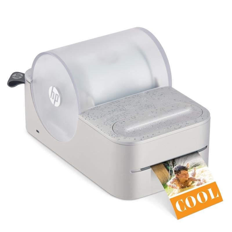 Stampante termica Bluetooth HP Sprocket Panorama portatile per etichette e foto a colori