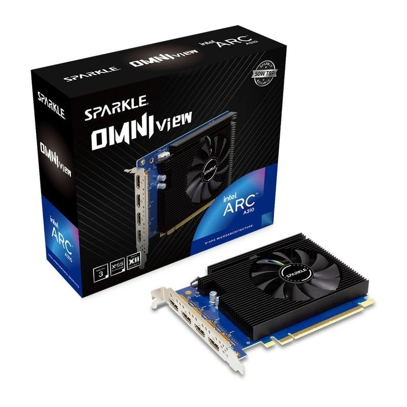 Tarjeta Gráfica SPARKLE Intel Arc A310 OMNI View 4 GB GDDR6