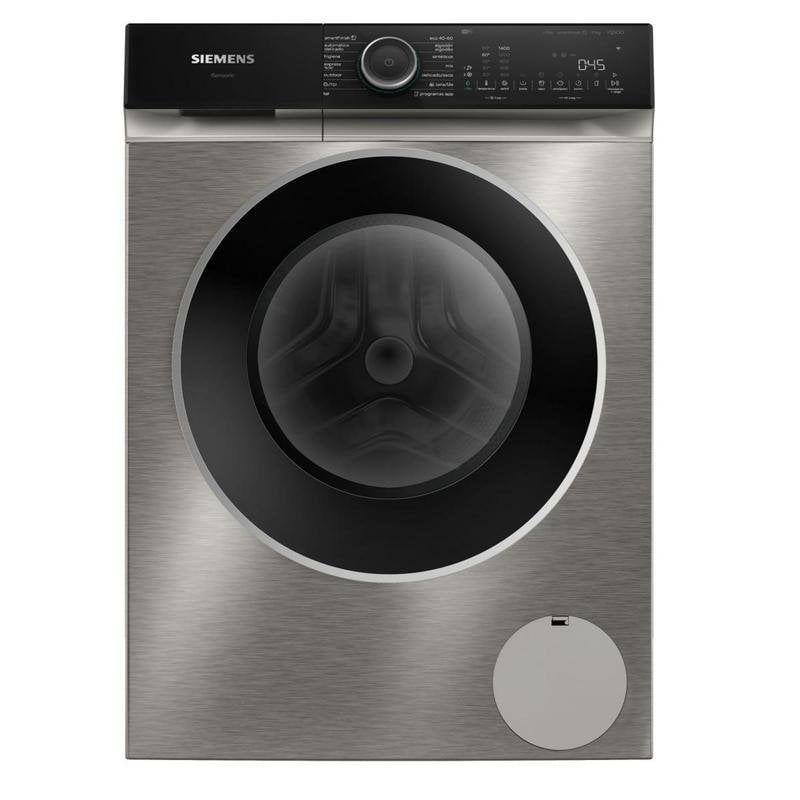 Máquina de Lavar Roupa Siemens iQ500 WG64N2AXES Carga Frontal 11 kg 1400 rpm A Inox i-Dos Wi-Fi