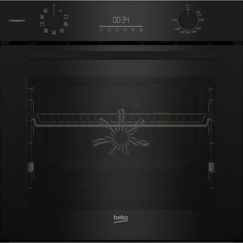 Horno Multifunción Beko BCBIS17300KSB 72L 60cm Hidrolítico A+ con Vapor Negro