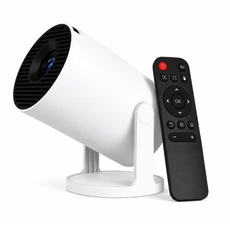 Thunrlge X1br Beamer 720p LED Smart tragbar Wi-Fi 6, 180 Grad drehbar