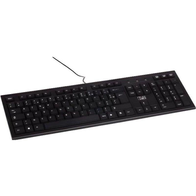 Teclado T'nB Streamline Slim de Membrana 100% Negro French