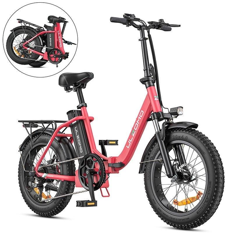 Velo electrique Dolphin ULZOMO 20 pouces Rose 36V 13Ah