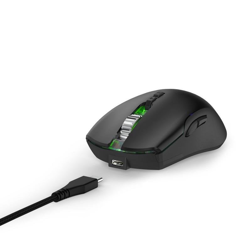 Mouse uRage Reaper 510 wireless 16000 DPI nero USB-C 9 tasti