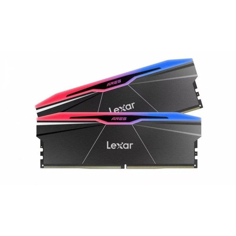 Memória RAM Lexar ARES RGB 32GB 2x16GB DDR5 8000MHz CL38 Intel XMP RGB
