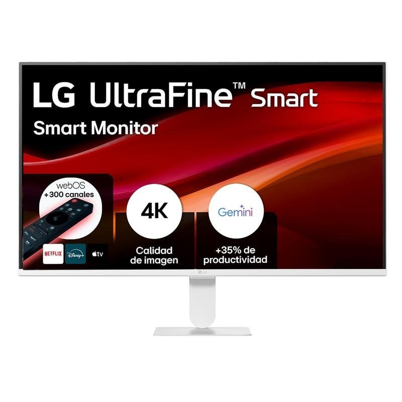 Monitor LG MyView 32U501SB 31,5" Full HD 120 Hz VA 5 ms webOS branco