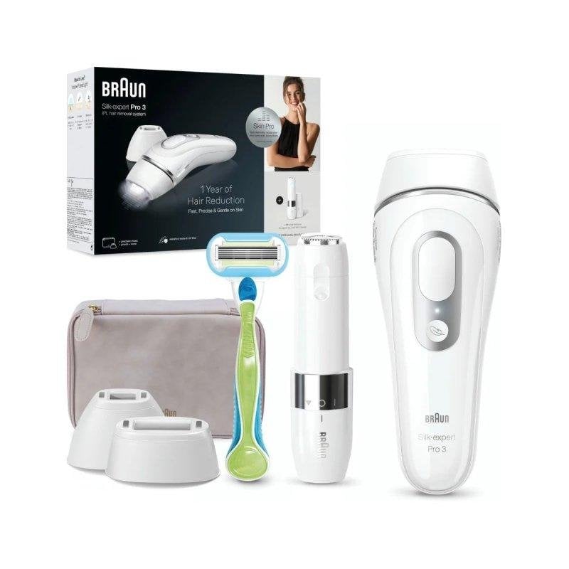 Épilateur Lumière Pulsée Braun Silk Expert Pro 3 SensoAdaptTM
