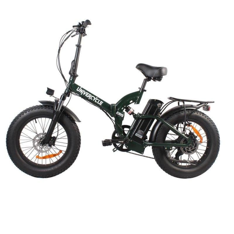 Bicicleta elétrica Univercycle B4 Eris dobrável 48 V 13 Ah verde