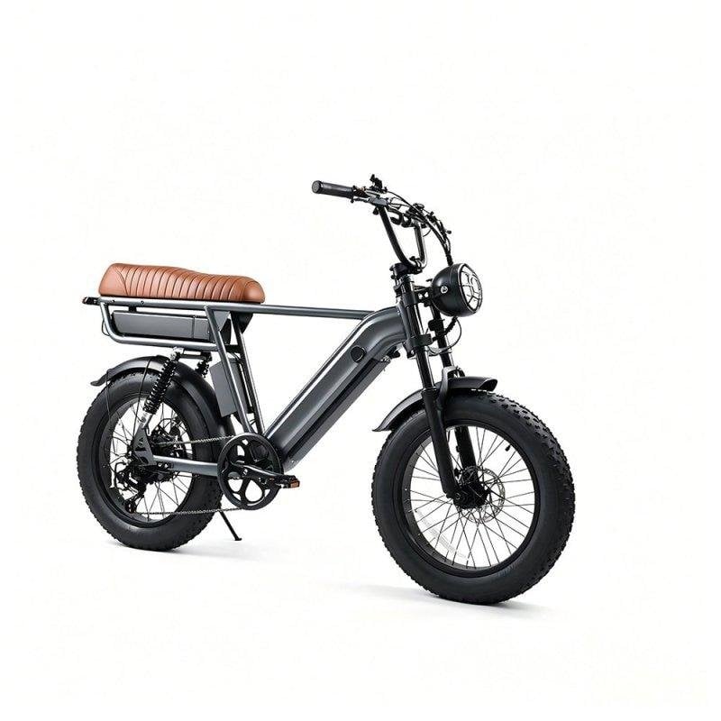 Elektrofahrrad Yangor Y20 Pro Max Vollfederung Doppelte Batterie 48V Grau