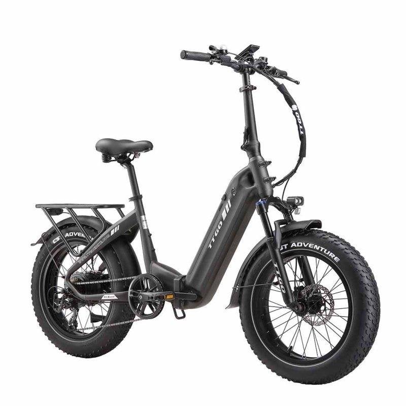 Bicicleta Eléctrica Plegable TTGO F6 Boost 250 W 70 Nm Batería 48 V 18 Ah Gris