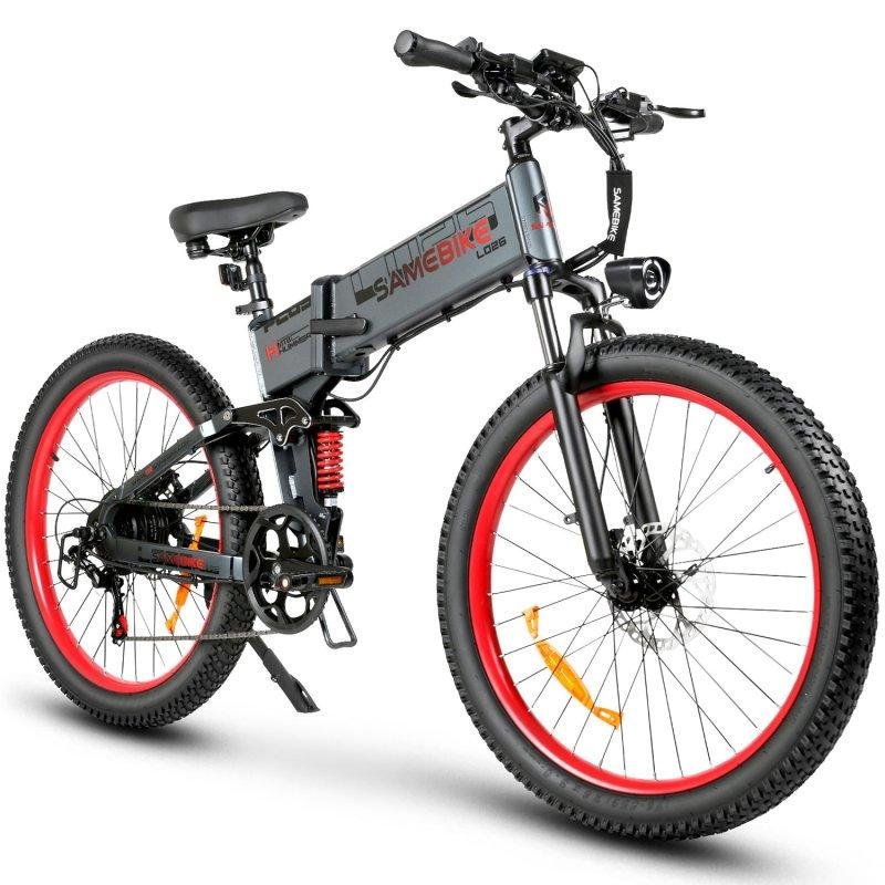 Bicicleta Eléctrica Samebike LO26 Plus Dobrable 26" Batería 48V 15Ah