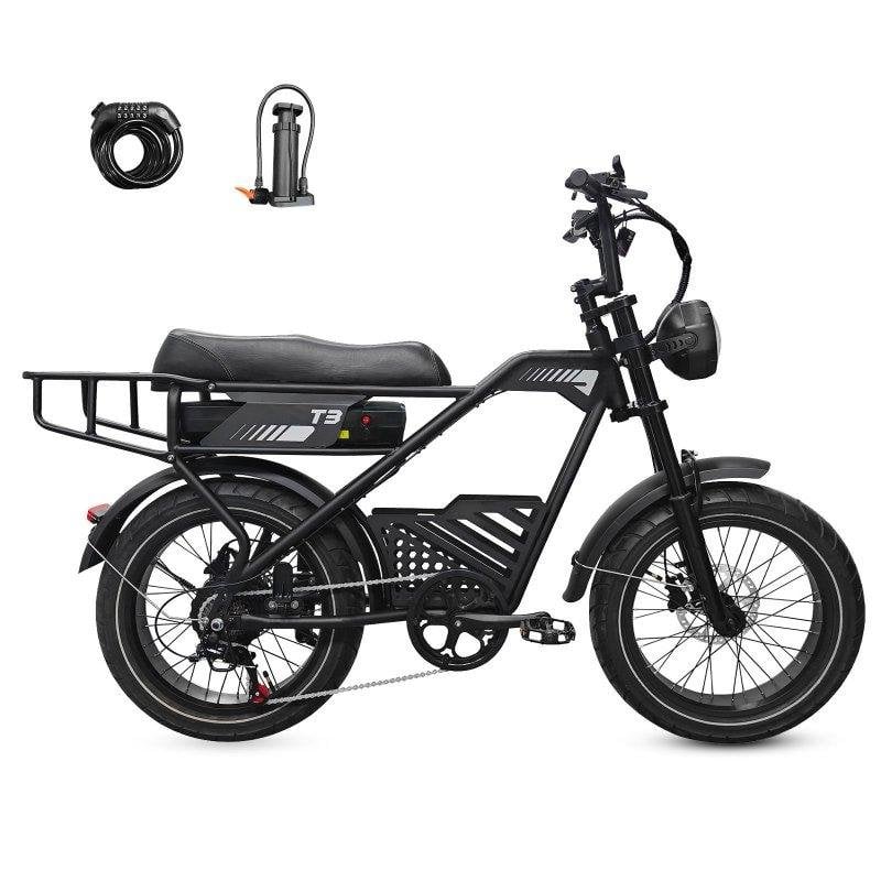 Velo electrique Avdl T3 - Pneus larges 20x4 et charge utile 150 kg