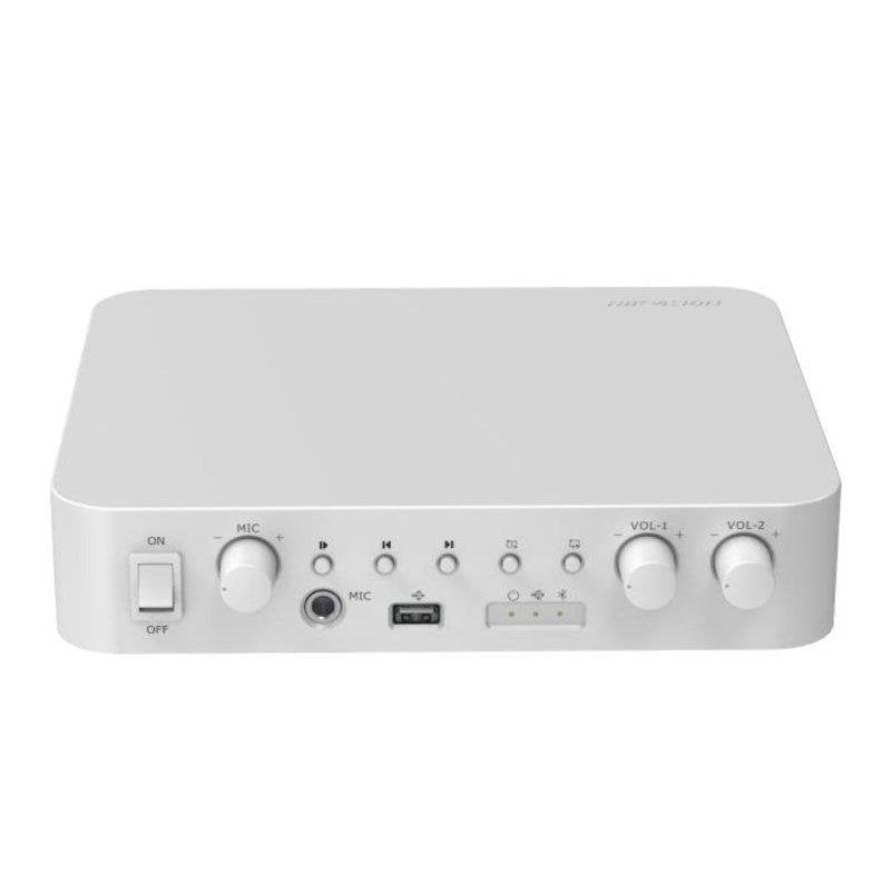 Amplificatore Hikvision 60 W Bluetooth USB RCA 2 zone bianco