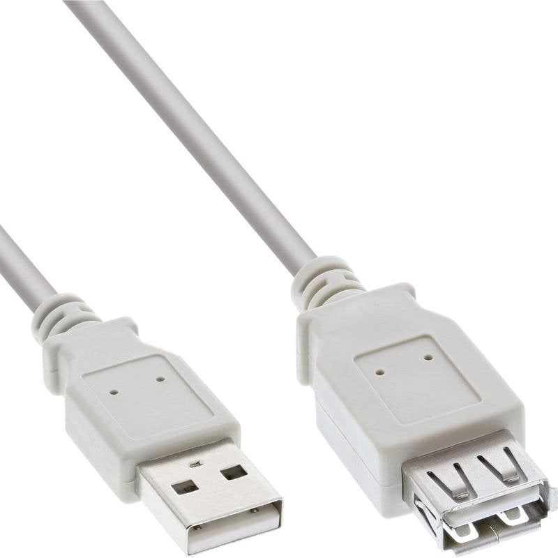 Inline Beige Espansione Usb (1.80 M, Usb 2.0), Cavo Usb - Immagine 2