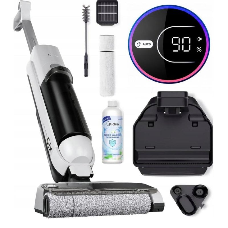 Aspirador fregona sin cable Midea MVC-X10 220W 35 min 0,7 l negro