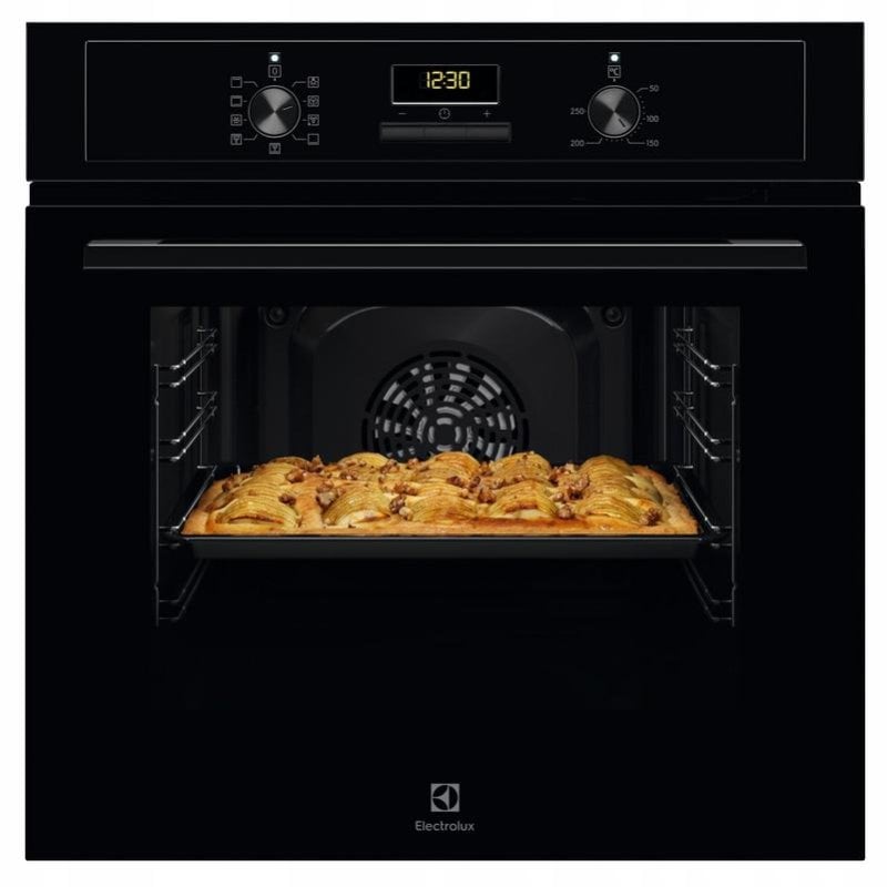 Horno Multifunción Electrolux EOD3H50BK 65L 60cm Hidrolítico A con Vapor Negro
