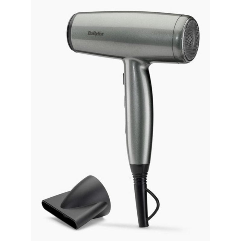 Secador de Cabelo Ionico BaByliss D581E 2100W 3 Temperaturas 2 Velocidades Preto e Prata