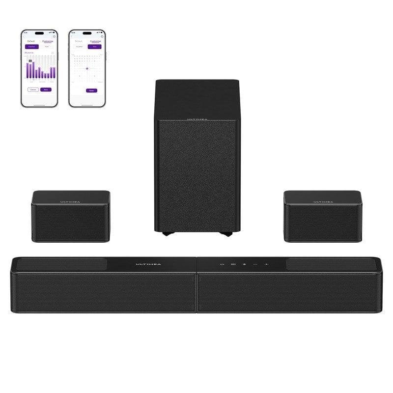 Barra de sonido Ultimea Poseidon M90 5.1.2 Bluetooth HDMI eARC Dolby Atmos