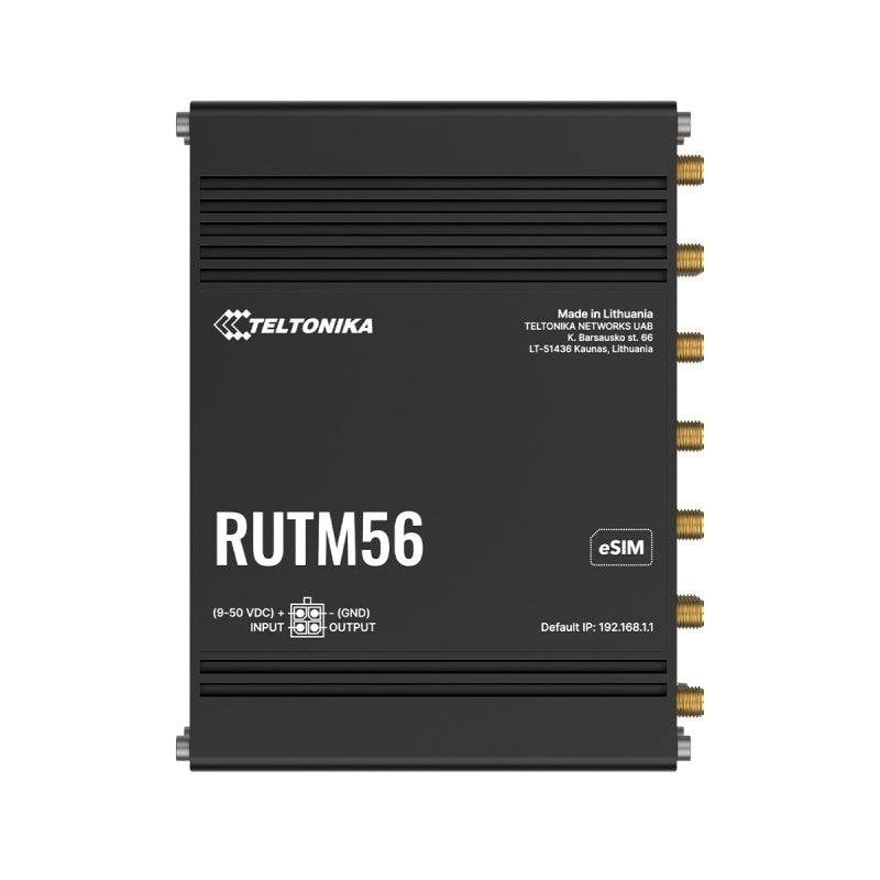 Router Teltonika RUTM56 5G Wi-Fi 5 867 Mbps, doble SIM, 5 puertos Gigabit