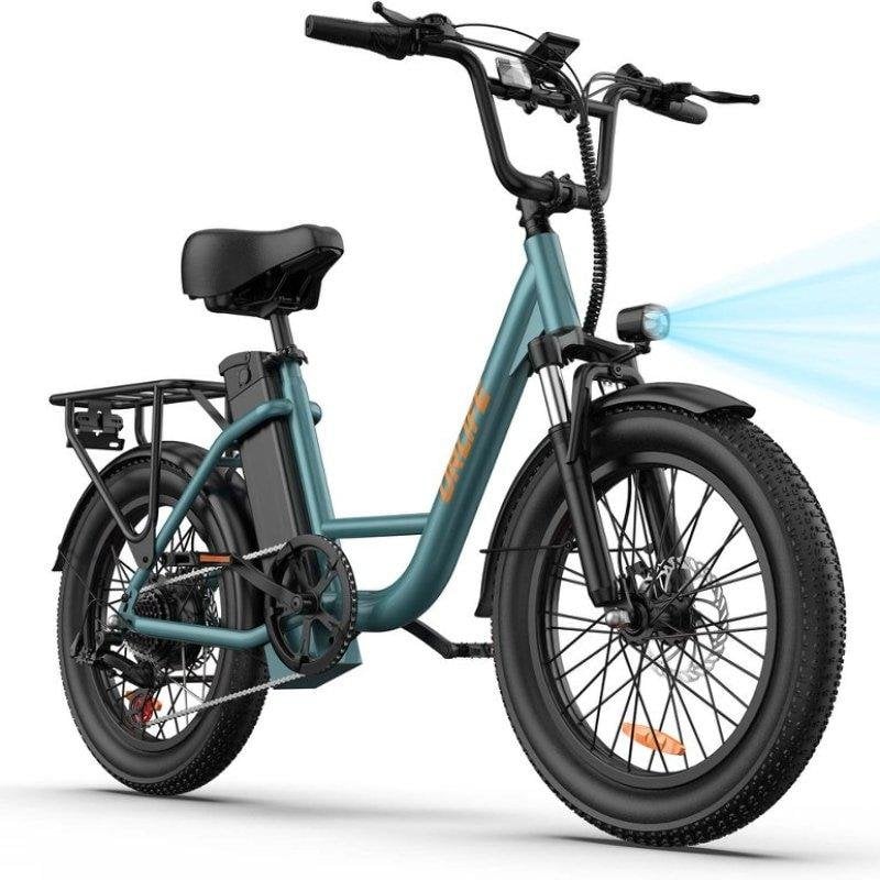 Bicicleta eléctrica URLIFE 500W 48V 13Ah Shimano 7 marchas Frenos de disco 20"
