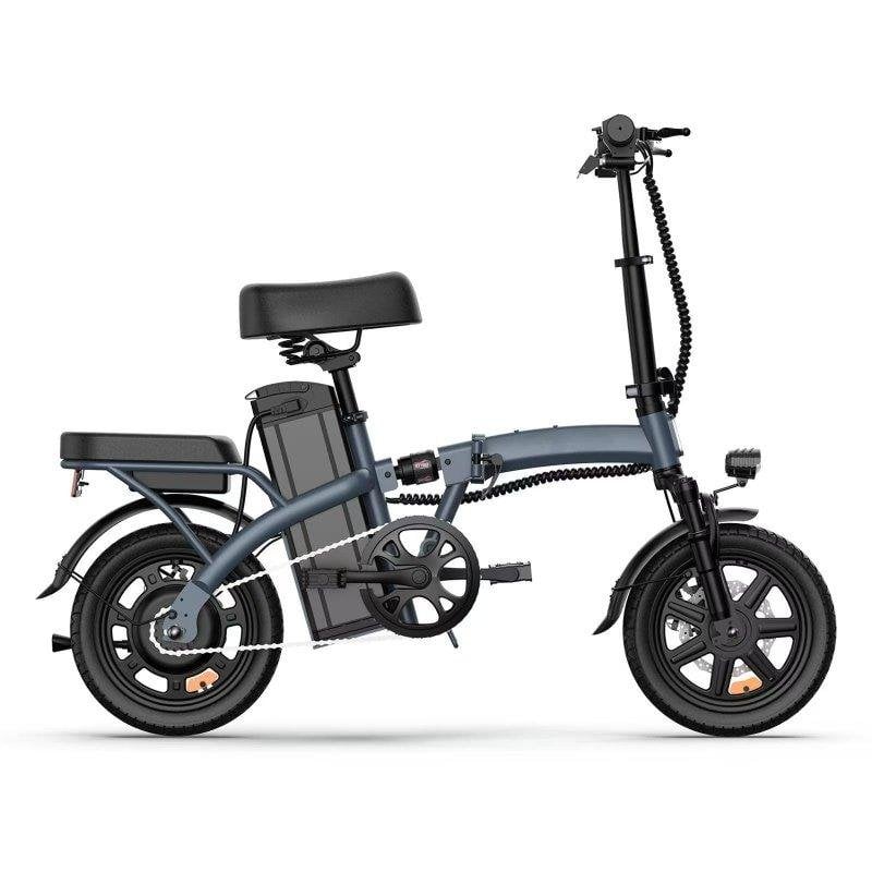 Bicicleta Eléctrica Plegable URLIFE 250W 48V 7,5Ah 25 km/h 14" Frenos de Disco