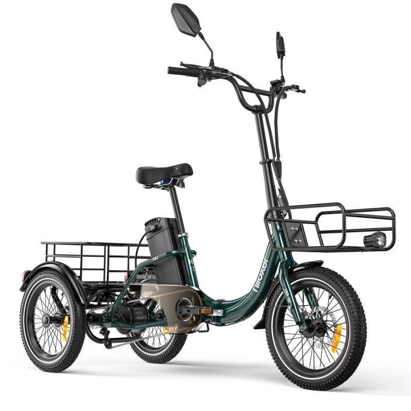 Bicicletta elettrica Niloxer KA1 500 W 48 V 23 Ah 16" verde
