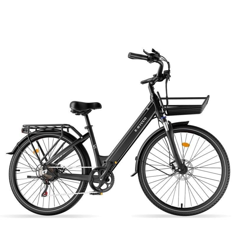 Bicicletta elettrica E-Bycco V1 36 V 15,6 Ah nera