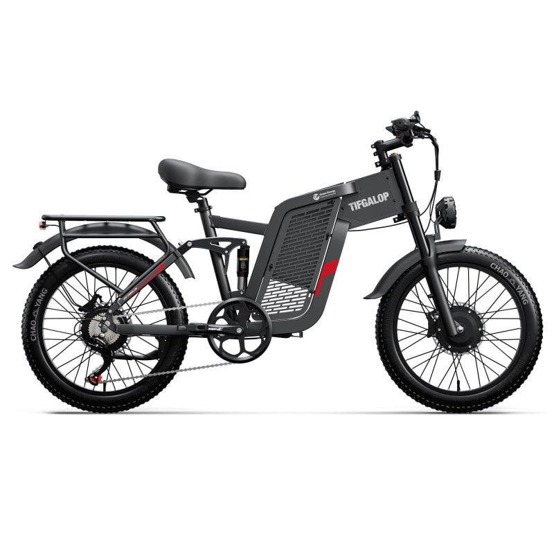 Bicicleta eléctrica Tifgalop F7 2000 W doble motor 20"