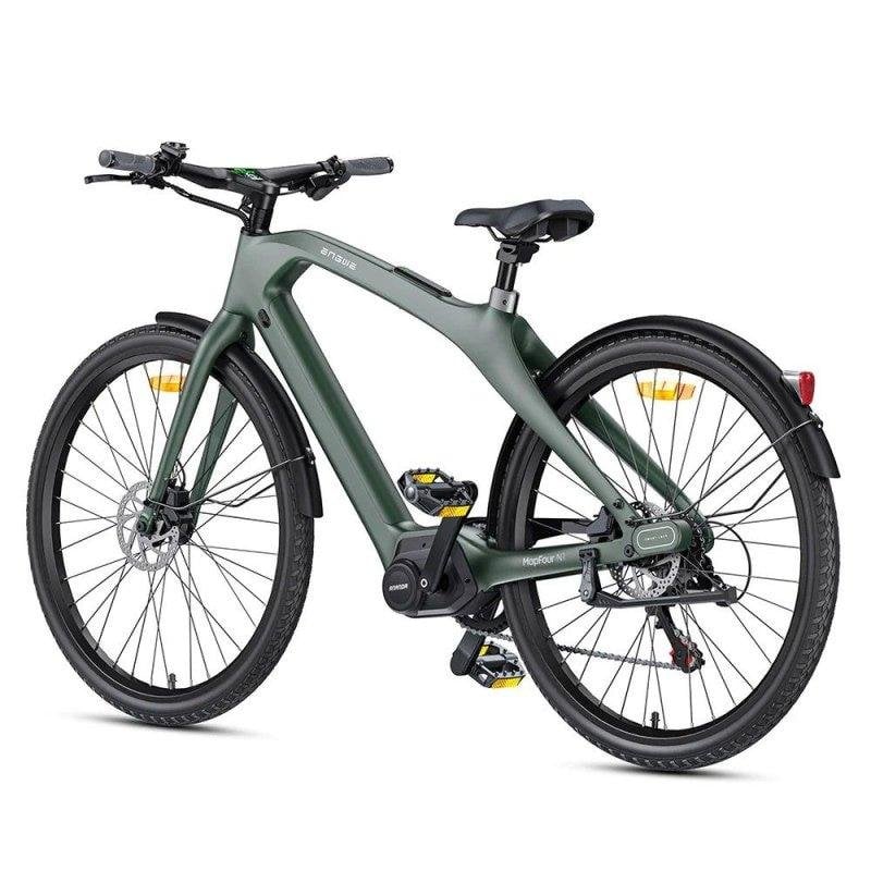 Bicicleta eléctrica ENGWE MapFour N1 Pro, cuadro de carbono, verde