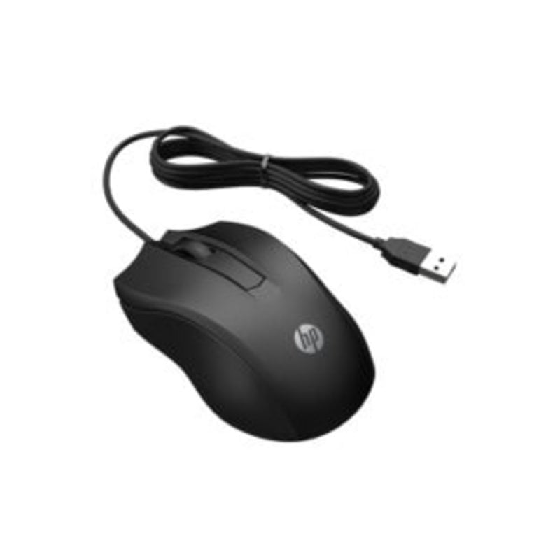 Souris HP 105 USB-A 1600 DPI noire ambidextre