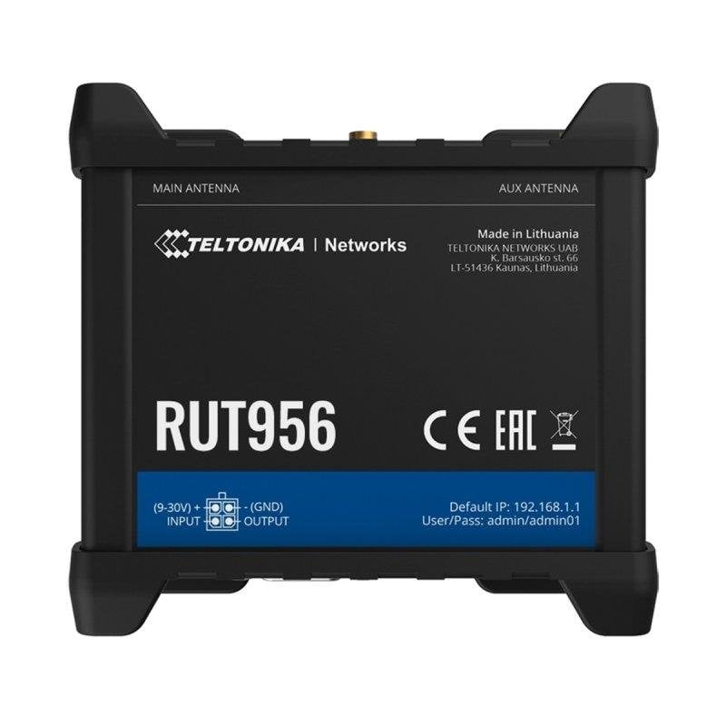 Router Teltonika RUT956 4G LTE Wi-Fi 4 150 Mb/s Dual SIM DIN