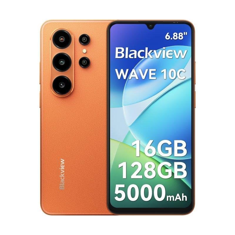 Blackview Wave 10C 4G 4 GB 128 GB 6,88" Naranja atardecer
