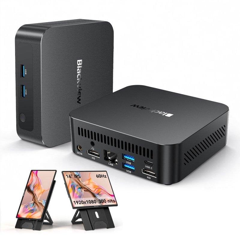 Miniordenador Blackview MP300 Intel Core 5 210H/16 GB/512 GB SSD/Windows 11/Gráficos Intel
