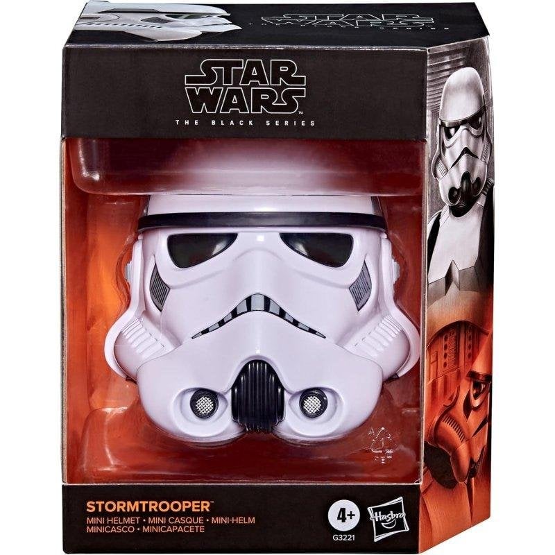 Hasbro Bianco/Nero Casco Mini Stormtrooper The Black Series 15 Cm