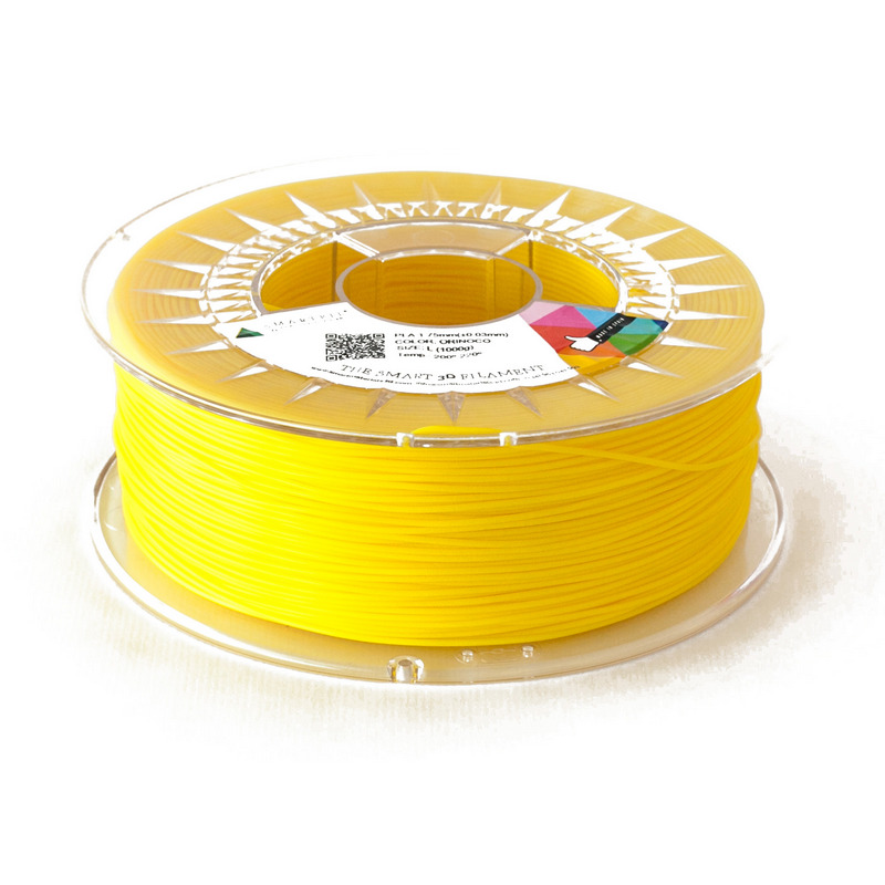 Smartfil ORiNOCO PETG Filamento Per Stampante 3D 1.75mm, 750g - Per Contatto Alimentare, Resistente Chimico, Colori: Naturale, Black, White, Cobalt, Ivory, Ruby